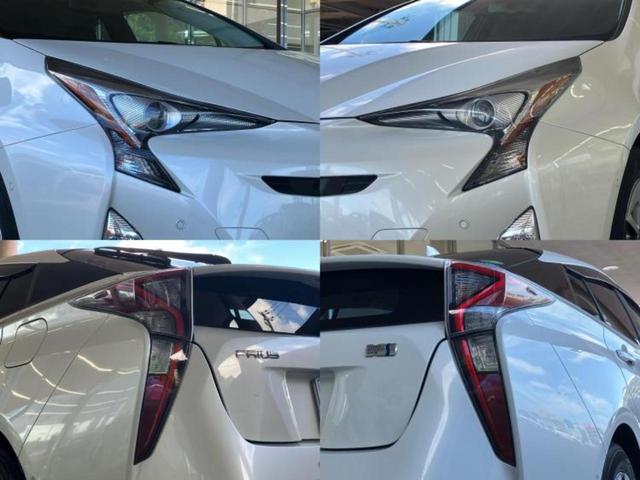 プリウス Ａ　新品タイヤ／純正　９インチ　メモリーナビ／トヨタセーフティセンス／車線逸脱防止支援システム／パーキングアシスト　バックガイド／パーキングアシスト　自動操舵／ヘッドランプ　ＬＥＤ　衝突被害軽減システム（56枚目）