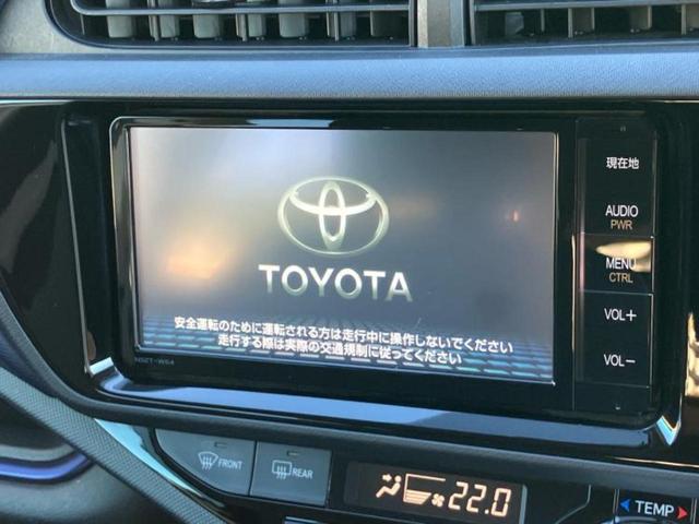 アクア Ｓ　新品タイヤ／純正　ＳＤナビ／Ｂｌｕｅｔｏｏｔｈ接続／ＥＴＣ／ＥＢＤ付ＡＢＳ／横滑り防止装置／アイドリングストップ／バックモニター／フルセグＴＶ／エアバッグ　運転席／エアバッグ　助手席　バックカメラ（9枚目）