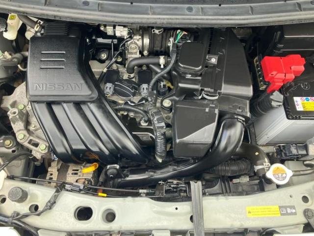 ノート Ｘ　新品タイヤ／保証書／純正　ＳＤナビ／ＥＢＤ付ＡＢＳ／アイドリングストップ／バックモニター／フルセグＴＶ／エアバッグ　運転席／エアバッグ　助手席／アルミホイール　社外　１４インチ／パワーウインドウ（50枚目）