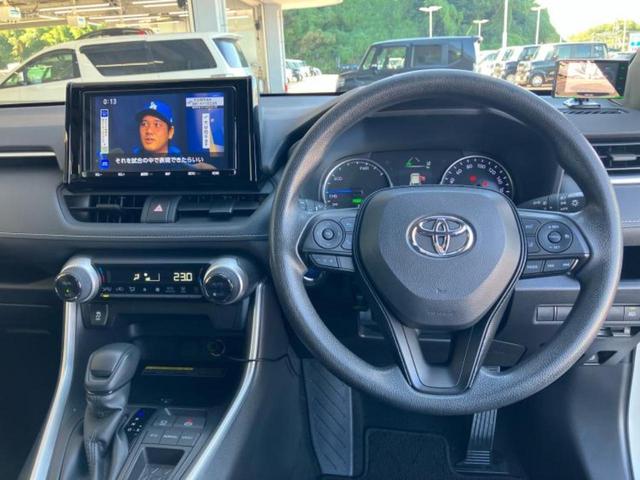 RAV4 ハイブリッドX 新品タイヤ/TRDエアロ/保証書/純正 9インチ SDナビ/衝突安全装置/車線逸脱防止支援システム/パーキングアシスト バックガイド/ドライブレコーダー 前後/ヘッドランプ LED フルエアロ ETC(15枚目)