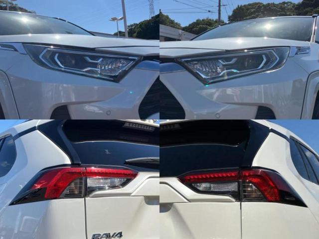 RAV4 ハイブリッドX 新品タイヤ/TRDエアロ/保証書/純正 9インチ SDナビ/衝突安全装置/車線逸脱防止支援システム/パーキングアシスト バックガイド/ドライブレコーダー 前後/ヘッドランプ LED フルエアロ ETC(56枚目)