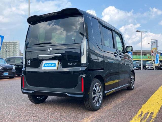 Ｎ－ＢＯＸカスタム ヒョウジュン　新品タイヤ／保証書／純正　９インチ　メモリーナビ／ホンダセンシング／電動スライドドア／シートヒーター　前席／車線逸脱防止支援システム／パーキングアシスト　バックガイド　衝突被害軽減システム　ＤＶＤ再生（3枚目）