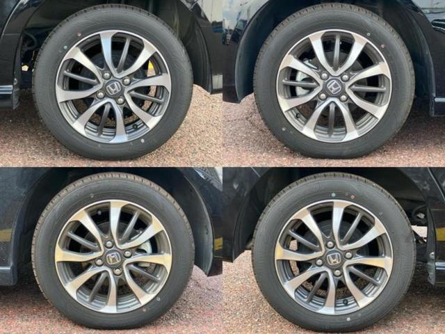 Ｎ－ＢＯＸカスタム ヒョウジュン　新品タイヤ／保証書／純正　９インチ　メモリーナビ／ホンダセンシング／電動スライドドア／シートヒーター　前席／車線逸脱防止支援システム／パーキングアシスト　バックガイド　衝突被害軽減システム　ＤＶＤ再生（55枚目）