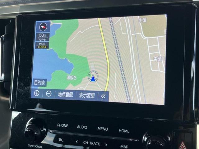 アルファード Ｓタイプゴールド２　サンルーフ／エアロ／保証書／純正　ＳＤナビ／フリップダウンモニター／デジタルインナーミラー／トヨタセーフティセンス／両側電動スライドドア／車線逸脱防止支援システム／シート　ハーフレザー／電動バックドア（10枚目）