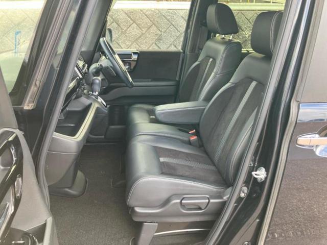 N-BOXカスタム L・ターボ 新品タイヤ/保証書/社外 8インチ SDナビ/ホンダセンシング/両側電動スライドドア/シートヒーター/車線逸脱防止支援システム/シート ハーフレザー/ヘッドランプ LED/Bluetooth接続(6枚目)