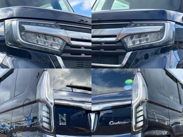 N-BOXカスタム L・ターボ 新品タイヤ/保証書/社外 8インチ SDナビ/ホンダセンシング/両側電動スライドドア/シートヒーター/車線逸脱防止支援システム/シート ハーフレザー/ヘッドランプ LED/Bluetooth接続(56枚目)