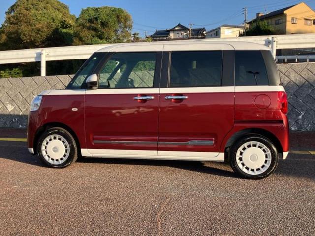 ムーヴキャンバス ストライプスGターボ 保証書/ディスプレイオーディオ9インチ/スマートアシスト(トヨタ・ダイハツ)/両側電動スライドドア/シートヒーター 前席/車線逸脱防止支援システム/パーキングアシスト バックガイド ターボ TV(2枚目)