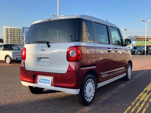 ムーヴキャンバス ストライプスGターボ 保証書/ディスプレイオーディオ9インチ/スマートアシスト(トヨタ・ダイハツ)/両側電動スライドドア/シートヒーター 前席/車線逸脱防止支援システム/パーキングアシスト バックガイド ターボ TV(3枚目)