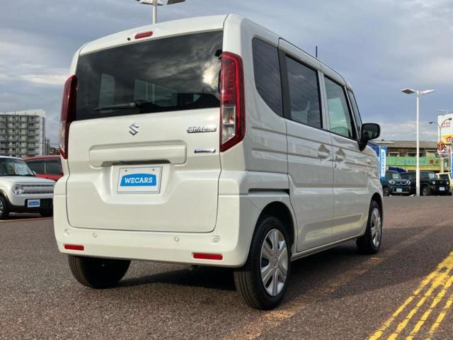 スペーシア ハイブリッドG 新品タイヤ/保証書/セーフティサポート(スズキ)/車線逸脱防止支援システム/ヘッドランプ LED/EBD付ABS/アイドリングストップ/禁煙車/エアバッグ 運転席/エアバッグ 助手席 レーンアシスト(3枚目)