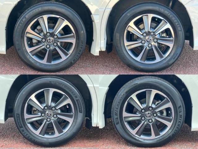 ヴォクシー ZSキラメキ2 新品タイヤ/保証書/社外 11インチ メモリーナビ/フリップダウンモニター 社外 12.8インチ/衝突安全装置/両側電動スライドドア/車線逸脱防止支援システム/ドライブレコーダー 前後 バックカメラ(55枚目)