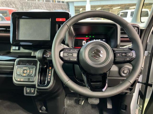 スペーシアカスタム ハイブリッドＸＳ　保証書／デュアルカメラブレーキサポート（スズキ）／両側電動スライドドア／シートヒーター　前席／車線逸脱防止支援システム／シート　ハーフレザー／ヘッドランプ　ＬＥＤ／ＥＢＤ付ＡＢＳ　登録／届出済未使用車（10枚目）