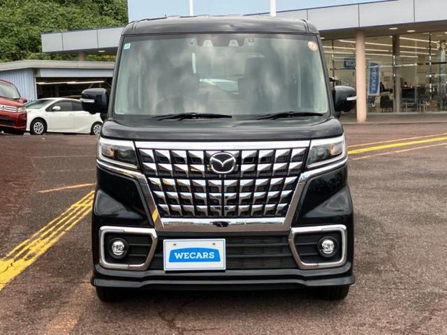 フレアワゴンカスタムスタイル ハイブリッドＸＳ　保証書／純正　ＳＤナビ／衝突安全装置／両側電動スライドドア／シートヒーター／３６０°ビューモニター／車線逸脱防止支援システム／シート　合皮／ドライブレコーダー　前後／ヘッドランプ　ＨＩＤ　ワンオーナー（47枚目）