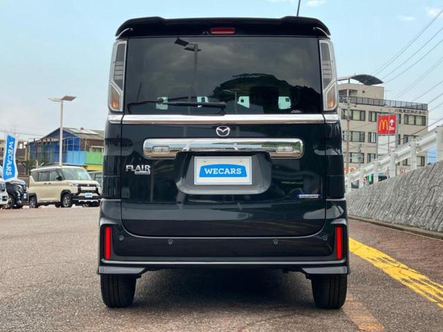 フレアワゴンカスタムスタイル ハイブリッドＸＳ　保証書／純正　ＳＤナビ／衝突安全装置／両側電動スライドドア／シートヒーター／３６０°ビューモニター／車線逸脱防止支援システム／シート　合皮／ドライブレコーダー　前後／ヘッドランプ　ＨＩＤ　ワンオーナー（48枚目）