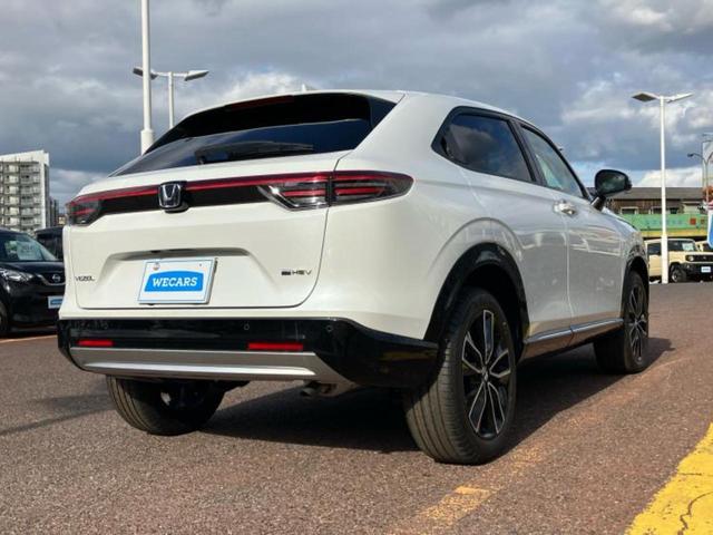 ヴェゼル ｅＨＥＶ　Ｚ　保証書／純正　９インチ　ナビ／ホンダセンシング／シートヒーター　前席／車線逸脱防止支援システム／電動バックドア／登録済未使用車／ヘッドランプ　ＬＥＤ／ＵＳＢジャック／Ｂｌｕｅｔｏｏｔｈ接続　禁煙車（3枚目）