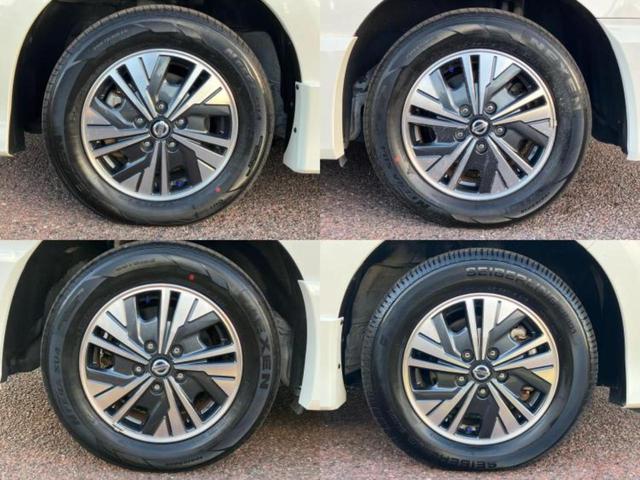 セレナ ｅパワーハイウェイスターＶ　新品タイヤ／保証書／純正　１０インチ　メモリーナビ／フリップダウンモニター　純正　１１インチ／インテリジェントルームミラー／エマージェンシーブレーキ／ハンズフリー両側電動スライドドア　全周囲カメラ（55枚目）