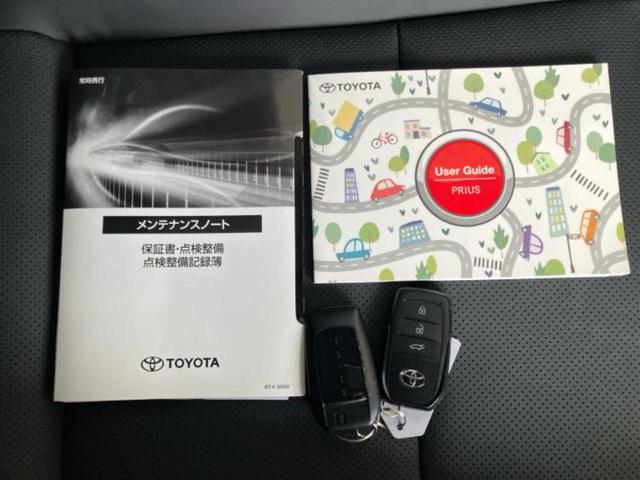 プリウス Ｚ　保証書／純正　１２．３インチ　メモリーナビ／デジタルインナーミラー／トヨタセーフティセンス／シートヒーター　前席／パノラミックビューモニター／車線逸脱防止支援システム／シート　合皮　全周囲カメラ（36枚目）