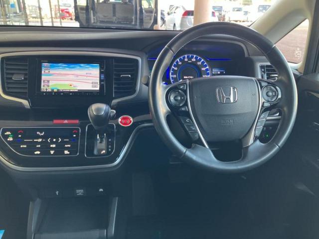 オデッセイハイブリッド ハイブリッドアブソルート・ＥＸホンダセンシング　保証書／純正　ＳＤナビ／フリップダウンモニター／衝突安全装置／両側電動スライドドア／シートヒーター／マルチビューカメラシステム／車線逸脱防止支援システム／シート　ハーフレザー　衝突被害軽減システム（16枚目）