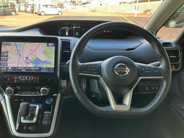 セレナ ｅパワーハイウェイスターＶ　新品タイヤ／保証書／社外　１１インチ　ＳＤナビ／インテリジェントルームミラー／衝突安全装置／両側電動スライドドア／シートヒーター　前席／アラウンドビューモニター／車線逸脱防止支援システム　全周囲カメラ（15枚目）