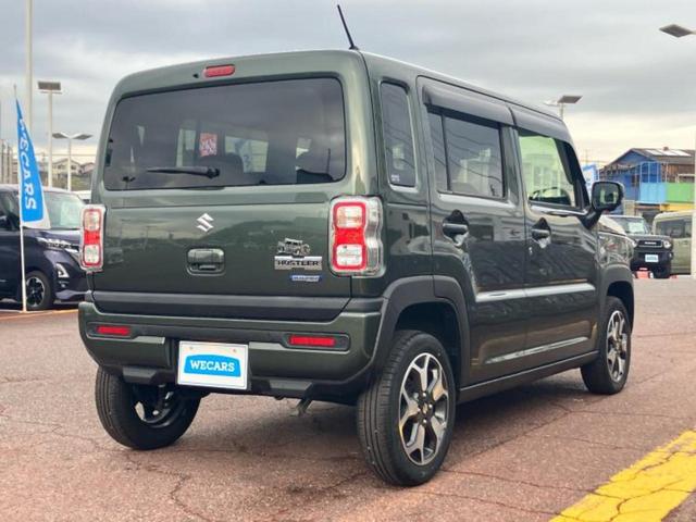 ハスラー ハイブリッドＸ　新品タイヤ／保証書／純正　９インチ　メモリーナビ／セーフティサポート（スズキ）／シートヒーター　前席／全方位モニター用カメラ／車線逸脱防止支援システム／ヘッドランプ　ＬＥＤ／ＵＳＢジャック　ＤＶＤ再生（3枚目）