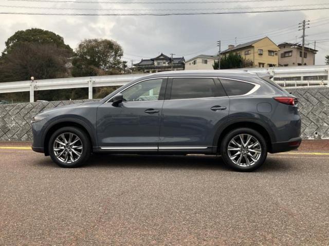 CX-8 XD Lパッケージ 新品タイヤ/BOSE/保証書/純正 SDナビ/フリップダウンモニター/アイアクティブセンス(マツダ)/エアーシート 前席/360°ビューモニター/車線逸脱防止支援システム/シート フルレザー 革シート(2枚目)