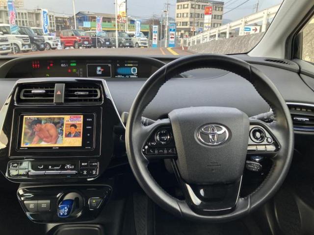 プリウス Sツーリングセレクション 新品タイヤ/モデリスタエアロ/保証書/社外 SDナビ/トヨタセーフティセンス/シートヒーター 前席/車線逸脱防止支援システム/シート 合皮/ヘッドランプ LED/Bluetooth接続 フルエアロ(15枚目)