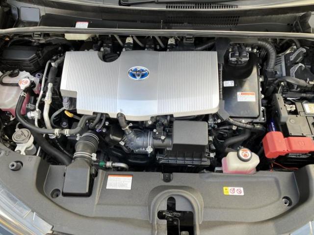 プリウス Sツーリングセレクション 新品タイヤ/モデリスタエアロ/保証書/社外 SDナビ/トヨタセーフティセンス/シートヒーター 前席/車線逸脱防止支援システム/シート 合皮/ヘッドランプ LED/Bluetooth接続 フルエアロ(51枚目)