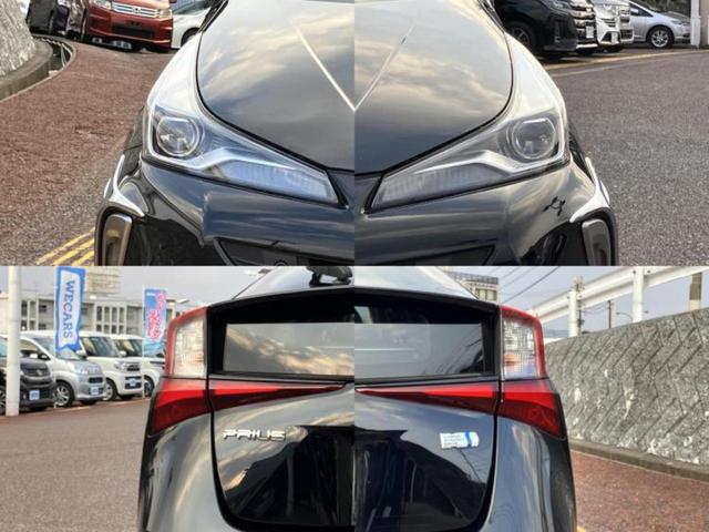 プリウス Sツーリングセレクション 新品タイヤ/モデリスタエアロ/保証書/社外 SDナビ/トヨタセーフティセンス/シートヒーター 前席/車線逸脱防止支援システム/シート 合皮/ヘッドランプ LED/Bluetooth接続 フルエアロ(55枚目)