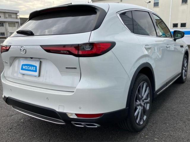 CX-60 25Sエクスクルーシブモード サンルーフ/BOSE/保証書/純正 SDナビ/衝突安全装置/シートヒーター/全方位モニター/車線逸脱防止支援システム/シート フルレザー/電動バックドア/ヘッドランプ LED/ETC 革シート(3枚目)