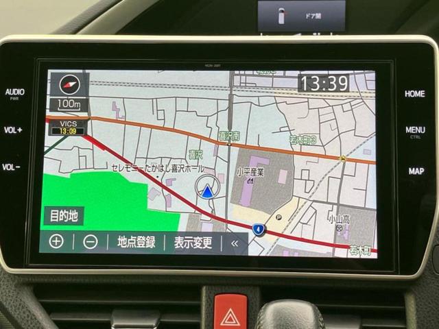 ヴォクシー ＺＳキラメキ３　新品タイヤ／純正　１０インチ　ＳＤナビ／フリップダウンモニター　純正　１２．１インチ／トヨタセーフティセンス／両側電動スライドドア／車線逸脱防止支援システム／シート　ハーフレザー　衝突被害軽減システム（10枚目）