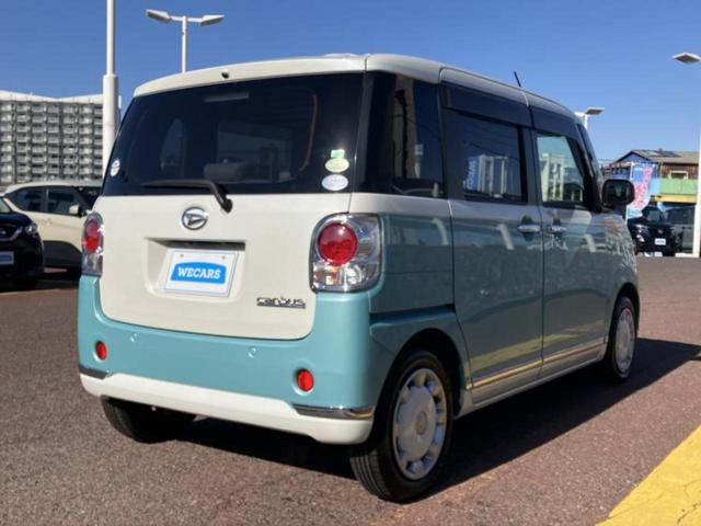 ムーヴキャンバス ＧメイクアップリミテッドＳＡ３　保証書／純正　８インチ　ＳＤナビ／衝突安全装置／両側電動スライドドア／パノラマモニター／車線逸脱防止支援システム／ドライブレコーダー　純正／ヘッドランプ　ＬＥＤ／ＵＳＢジャック　衝突被害軽減システム（3枚目）