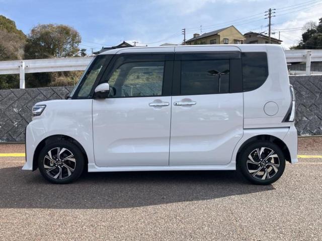 タント カスタムＸ　保証書／ディスプレイオーディオ９インチ／スマートアシスト（トヨタ・ダイハツ）／両側電動スライドドア／シートヒーター　前席／パノラマモニター／車線逸脱防止支援システム／登録済未使用車　全周囲カメラ　ＴＶ（2枚目）