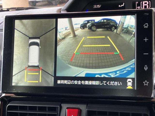 タント カスタムＸ　保証書／ディスプレイオーディオ９インチ／スマートアシスト（トヨタ・ダイハツ）／両側電動スライドドア／シートヒーター　前席／パノラマモニター／車線逸脱防止支援システム／登録済未使用車　全周囲カメラ　ＴＶ（12枚目）