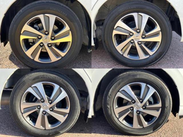 フリード Ｇホンダセンシング　新品タイヤ／保証書／純正　９インチ　ＳＤナビ／衝突安全装置／両側電動スライドドア／シートヒーター　前席／車線逸脱防止支援システム／シート　ハーフレザー／ドライブレコーダー　前後　衝突被害軽減システム（54枚目）