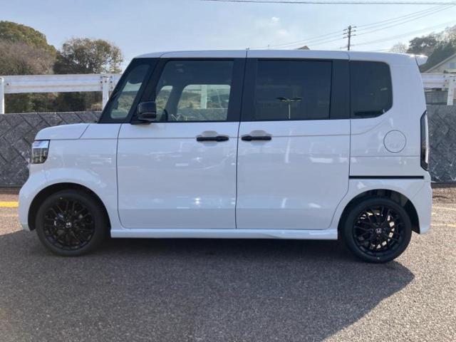 Ｎ－ＢＯＸカスタム ターボブラックスタイル　保証書／純正　８インチ　ナビ／ホンダセンシング／両側電動スライドドア／シートヒーター　前席／車線逸脱防止支援システム／シート　ハーフレザー／登録済未使用車／ヘッドランプ　ＬＥＤ／ＵＳＢジャック　ターボ（2枚目）