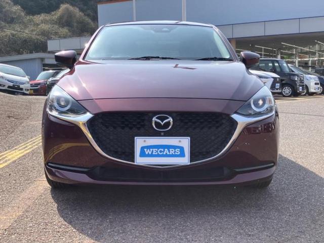MAZDA2 15Sプロアクティブ 新品タイヤ/保証書/純正 SDナビ/衝突安全装置/シートヒーター/360°ビューモニター/車線逸脱防止支援システム/ドライブレコーダー 前後/ヘッドランプ LED/Bluetooth接続 ワンオーナー(45枚目)