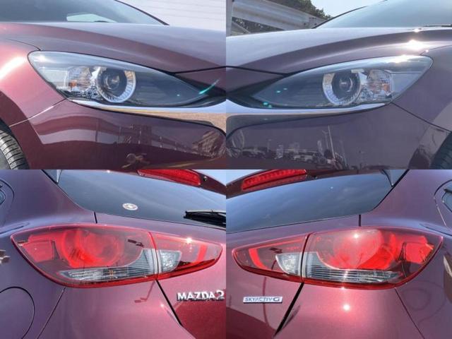 MAZDA2 15Sプロアクティブ 新品タイヤ/保証書/純正 SDナビ/衝突安全装置/シートヒーター/360°ビューモニター/車線逸脱防止支援システム/ドライブレコーダー 前後/ヘッドランプ LED/Bluetooth接続 ワンオーナー(54枚目)