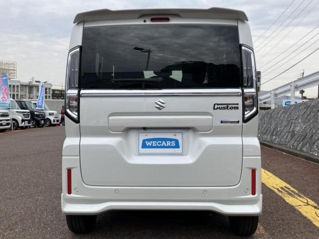 スペーシアカスタム ハイブリッドＸＳ　保証書／純正　９インチ　メモリーナビ／セーフティサポート（スズキ）／両側電動スライドドア／シートヒーター　前席／全方位モニター／車線逸脱防止支援システム／登録済未使用車／ヘッドランプ　ＬＥＤ（47枚目）