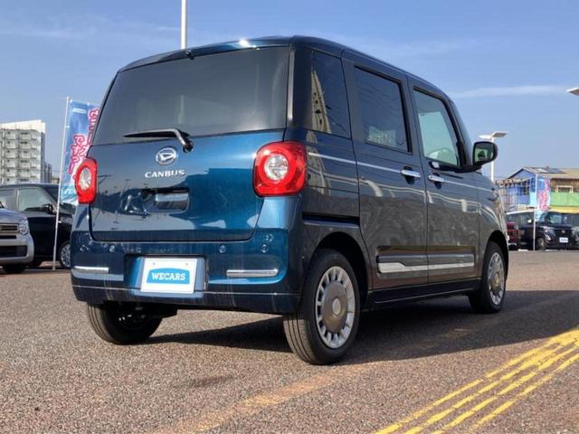 ムーヴキャンバス セオリーＧ　保証書／ディスプレイオーディオ９インチ／スマートアシスト（トヨタ・ダイハツ）／両側電動スライドドア／シートヒーター　前席／車線逸脱防止支援システム／ヘッドランプ　ＬＥＤ　衝突被害軽減システム　ＴＶ（3枚目）