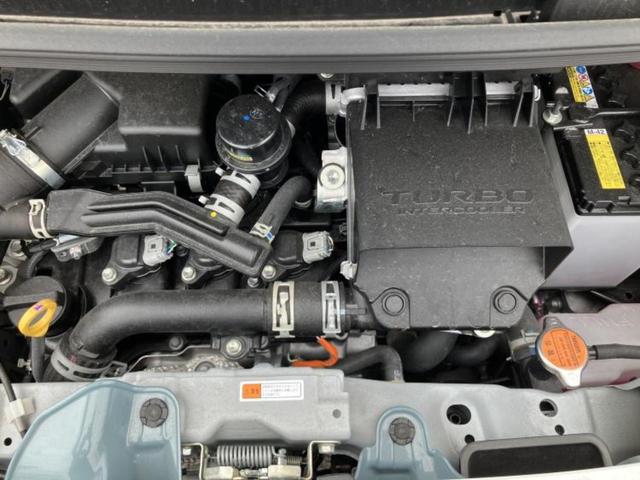 ムーヴキャンバス ストライプスGターボ 保証書/ディスプレイオーディオ9インチ/スマートアシスト(トヨタ・ダイハツ)/両側電動スライドドア/シートヒーター 前席/車線逸脱防止支援システム/ヘッドランプ LED/USBジャック ターボ TV(50枚目)