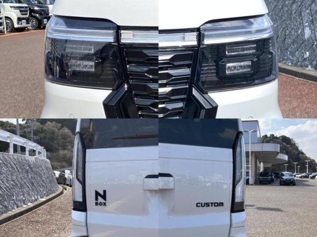 N-BOXカスタム ブラックスタイル 保証書/純正 8インチ ナビ/ホンダセンシング/両側電動スライドドア/シートヒーター 前席/車線逸脱防止支援システム/登録済未使用車/ヘッドランプ LED/Bluetooth接続/EBD付ABS(54枚目)