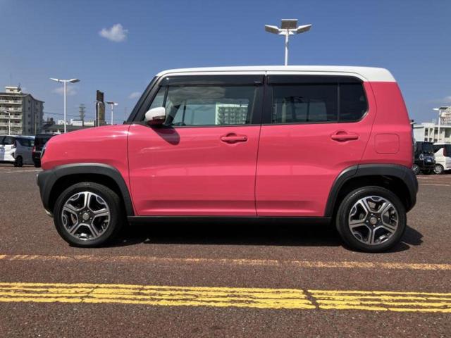 ハスラー ４ＷＤ　Ｘターボ　新品タイヤ／保証書／社外　ＳＤナビ／衝突安全装置／シートヒーター／ヘッドランプ　ＨＩＤ／ＵＳＢジャック／Ｂｌｕｅｔｏｏｔｈ接続／ＥＴＣ／ＥＢＤ付ＡＢＳ／横滑り防止装置／アイドリングストップ　４ＷＤ（2枚目）