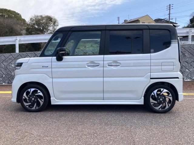 スペーシアカスタム ハイブリッドＸＳターボ　新品タイヤ／保証書／ディスプレイオーディオ＋ナビ９インチ／セーフティサポート（スズキ）／両側電動スライドドア／シートヒーター／全方位モニター用カメラ／車線逸脱防止支援システム　衝突被害軽減システム（2枚目）