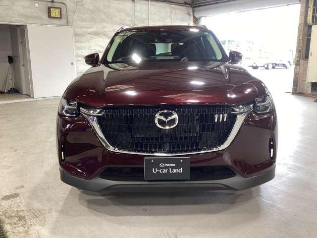 CX-80 3.3 XD Lパッケージ ディーゼルターボ 当社デモアップ車パノラマルーフアダプティ アルミホイール フルセグTV 電動リアゲート パワーシート スマートキー アイドリングストップ オートマチックハイビーム アダプティブクルーズコントロール(6枚目)