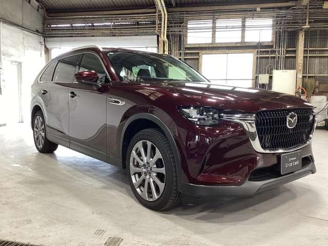 CX-80 3.3 XD Lパッケージ ディーゼルターボ 当社デモアップ車パノラマルーフアダプティ アルミホイール フルセグTV 電動リアゲート パワーシート スマートキー アイドリングストップ オートマチックハイビーム アダプティブクルーズコントロール(7枚目)