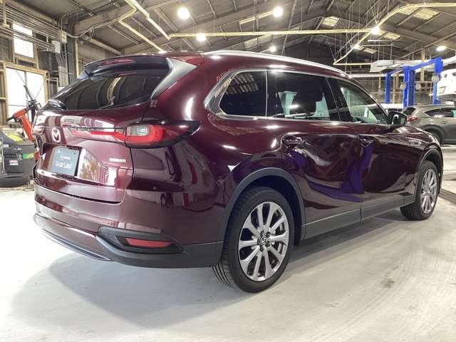 CX-80 3.3 XD Lパッケージ ディーゼルターボ 当社デモアップ車パノラマルーフアダプティ アルミホイール フルセグTV 電動リアゲート パワーシート スマートキー アイドリングストップ オートマチックハイビーム アダプティブクルーズコントロール(9枚目)