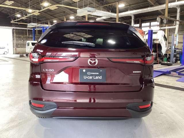 CX-80 3.3 XD Lパッケージ ディーゼルターボ 当社デモアップ車パノラマルーフアダプティ アルミホイール フルセグTV 電動リアゲート パワーシート スマートキー アイドリングストップ オートマチックハイビーム アダプティブクルーズコントロール(10枚目)