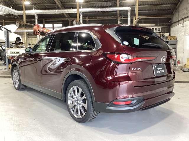 CX-80 3.3 XD Lパッケージ ディーゼルターボ 当社デモアップ車パノラマルーフアダプティ アルミホイール フルセグTV 電動リアゲート パワーシート スマートキー アイドリングストップ オートマチックハイビーム アダプティブクルーズコントロール(11枚目)