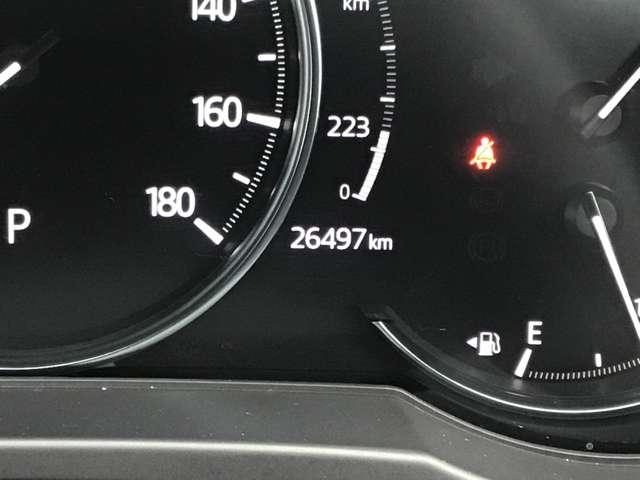 現在の走行距離です。