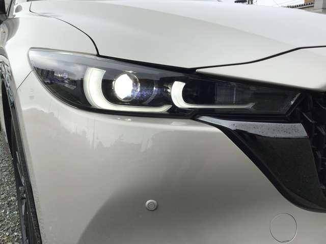 シャープなヘッドライトとなっており昼夜問わずかっこいい見た目が人気です！