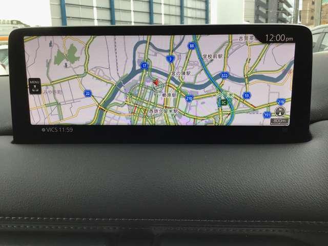 ＣＸ－８ ２．５　２５Ｓ　ブラックトーン　エディション　２カメラドラレコキャプテンシート全方位モ　ＥＴＣ付き　Ｂカメラ　パノラマカメラ　アダプティブクルーズ　フルセグテレビ　盗難防止装置　アルミホイール　Ｐシート　オートエアコン　メモリーナビゲーション（3枚目）